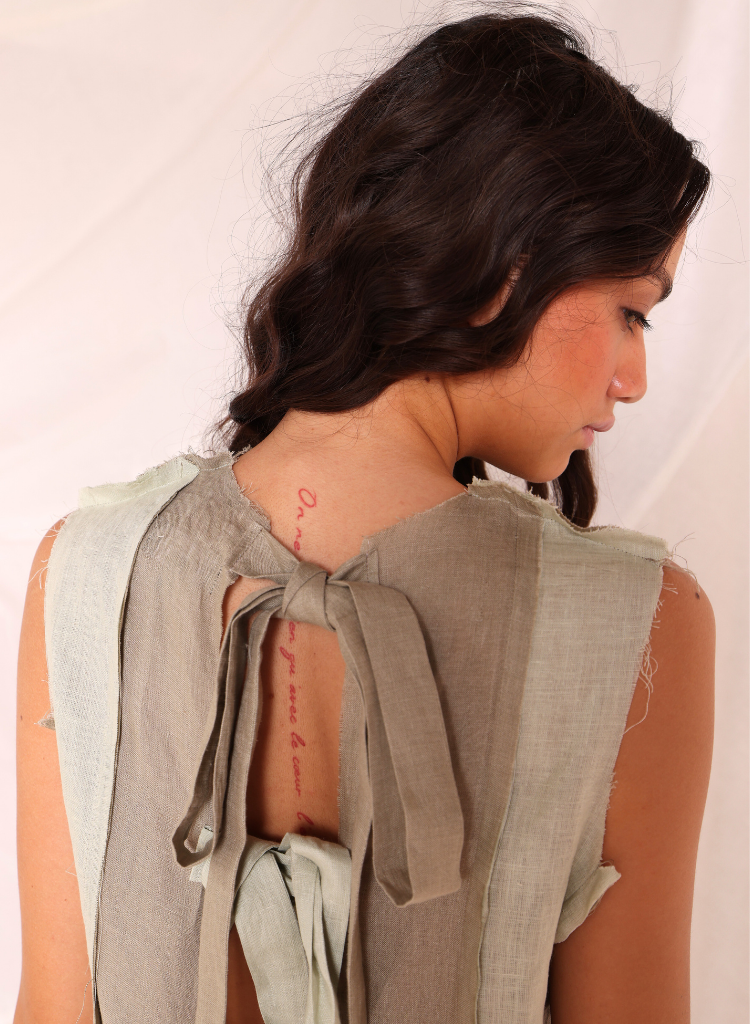 Brick Colour Block Top