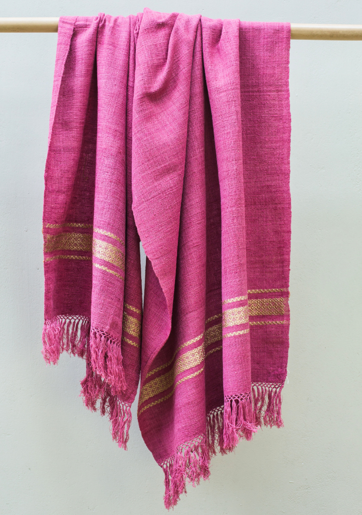 Bright Rose Motif Stole