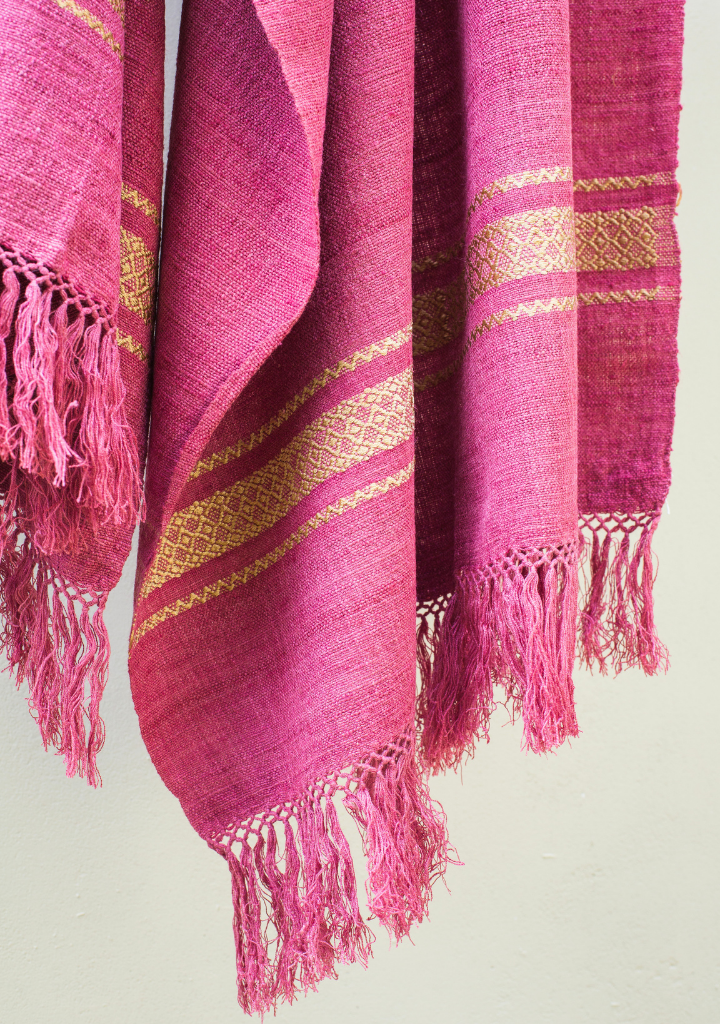 Bright Rose Motif Stole