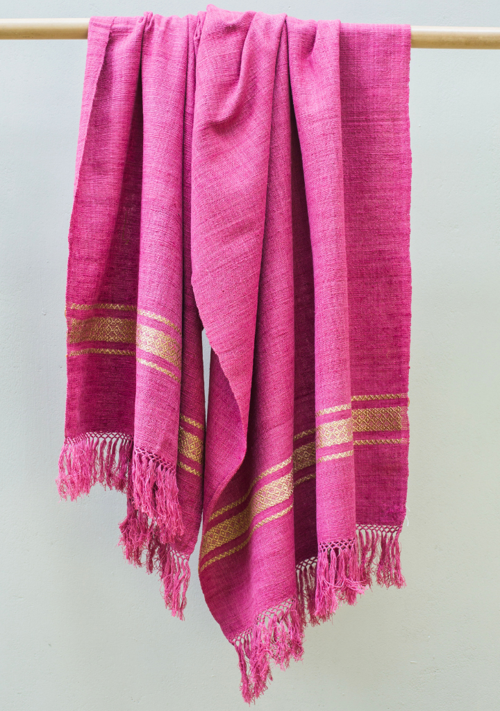 Bright Rose Motif Stole