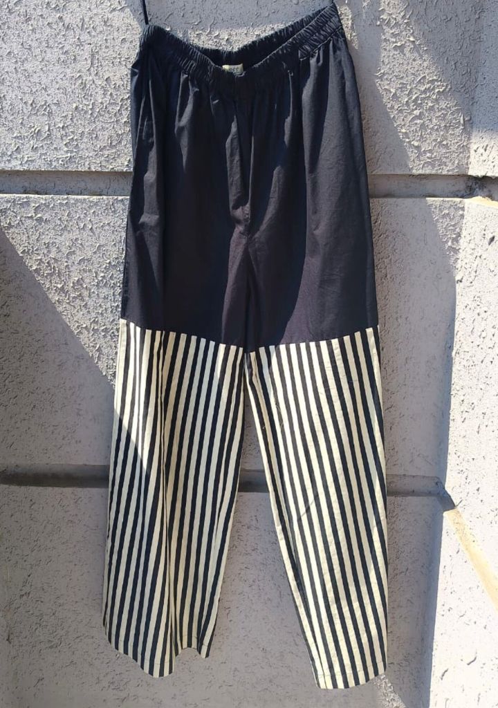 Floral Appliqué Stripe Set