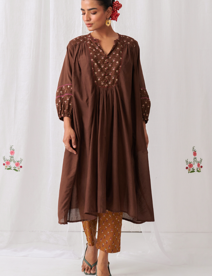 Brown-Floral-Gathered-Kurta-Set-A.png