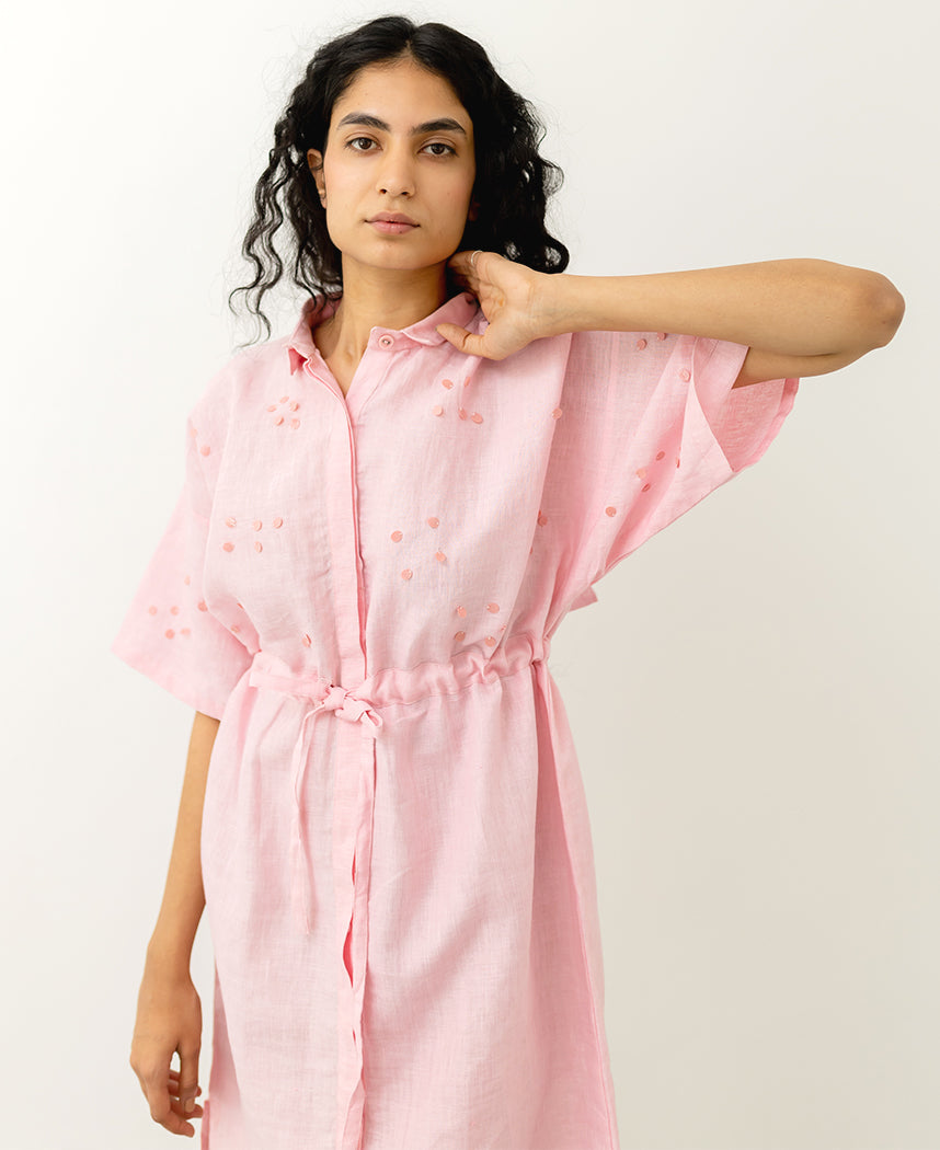 Bubblegum Shirt Dress