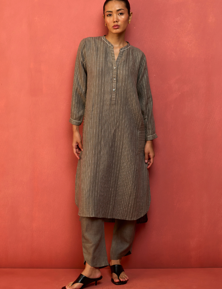 Bunka Stripe Kurta Set