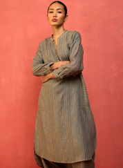 Bunka Stripe Kurta Set