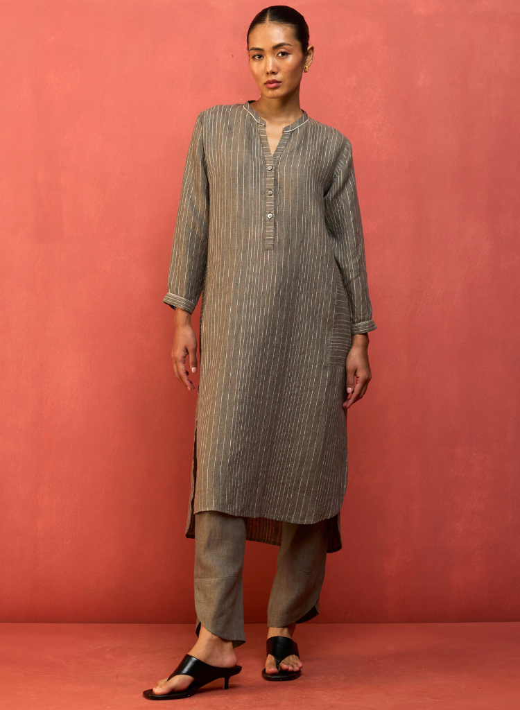 Bunka Stripe Kurta Set
