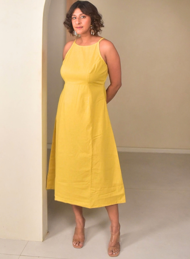 Butter Strappy Dress