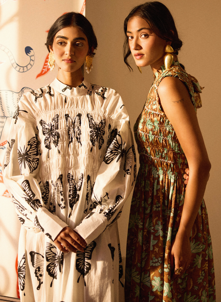 Butterfly Smocked Dress