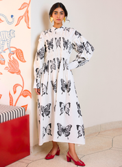 Butterfly Smocked Dress