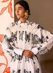 Butterfly Smocked Dress