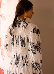 Butterfly Smocked Dress