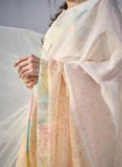 Butterscotch Saree Set