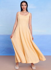 Butterscotch Scoop Neck Dress