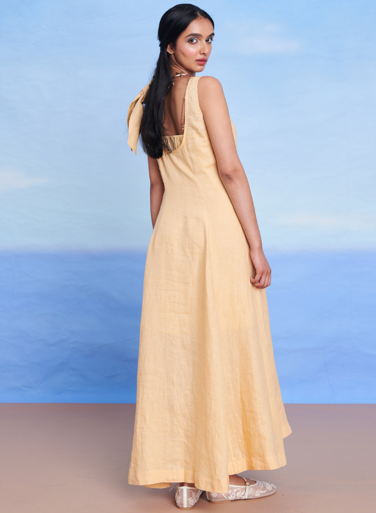 Butterscotch Scoop Neck Dress