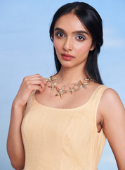 Butterscotch Scoop Neck Dress