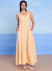 Butterscotch Scoop Neck Dress