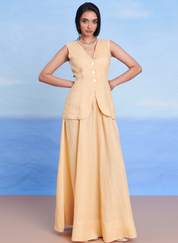 Butterscotch V-Neck Vest