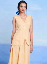 Butterscotch V-Neck Vest
