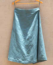 Button Down Midi Skirt