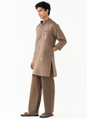 Button Emb Kurta
