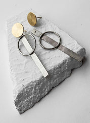 Button Up Earrings RTS