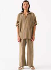 Camp Collar Shirt Set