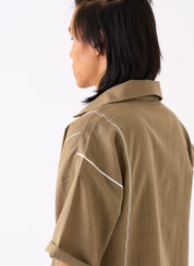 Camp Collar Shirt Set