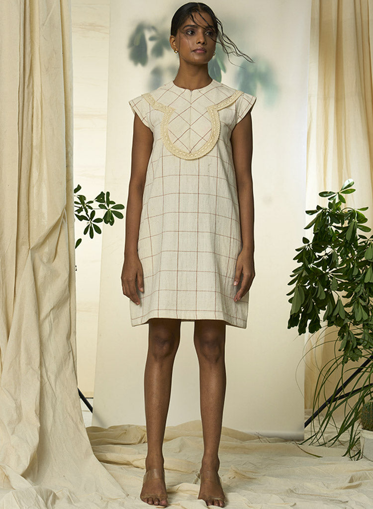 Candy Cane Yoke Dress