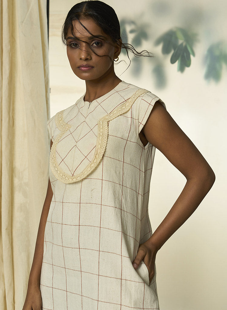 Candy Cane Yoke Dress