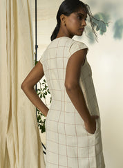 Candy Cane Yoke Dress