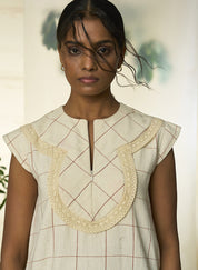 Candy Cane Yoke Dress