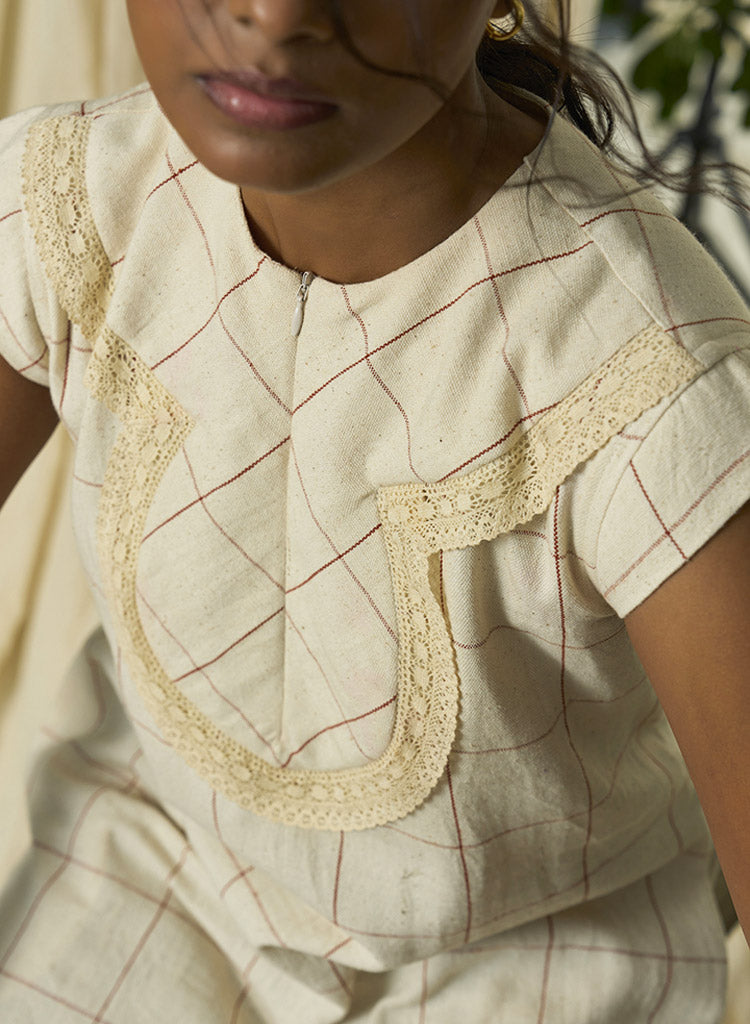 Candy Cane Yoke Dress