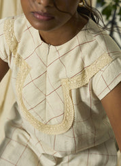 Candy Cane Yoke Dress