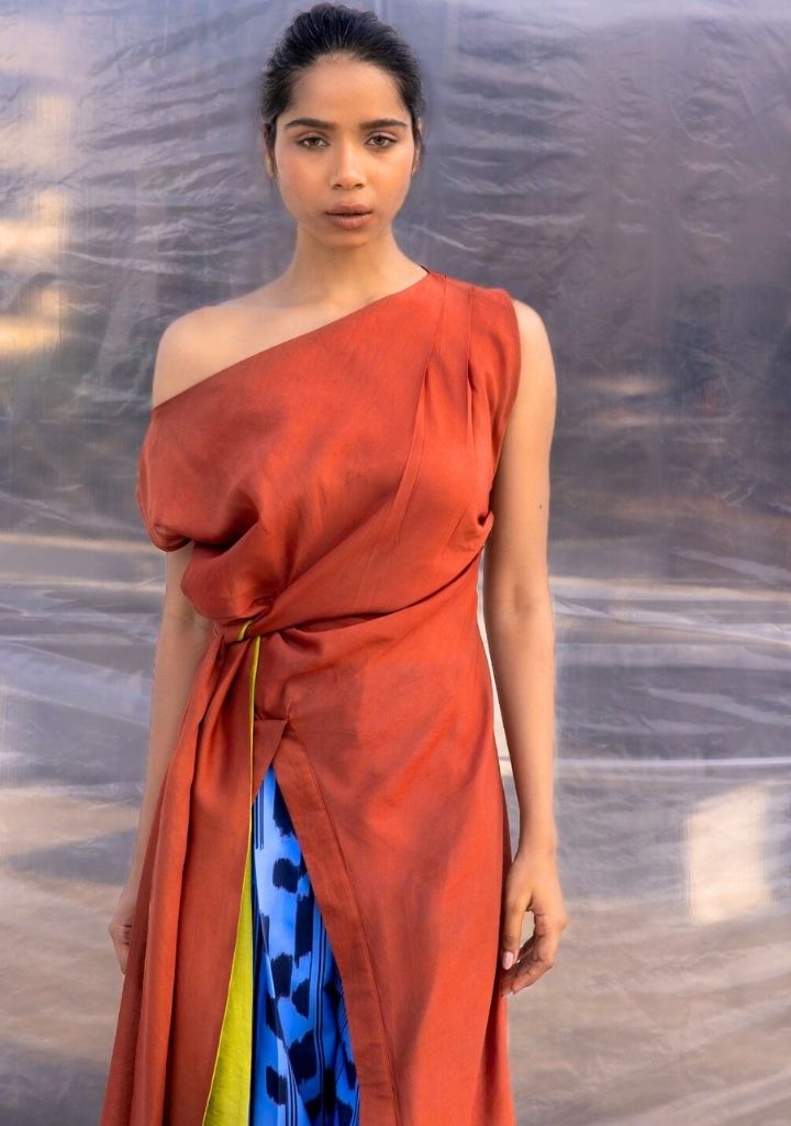 Caramel Yellow Knot Top