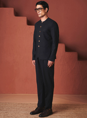 Carbon Round Neck Jacket