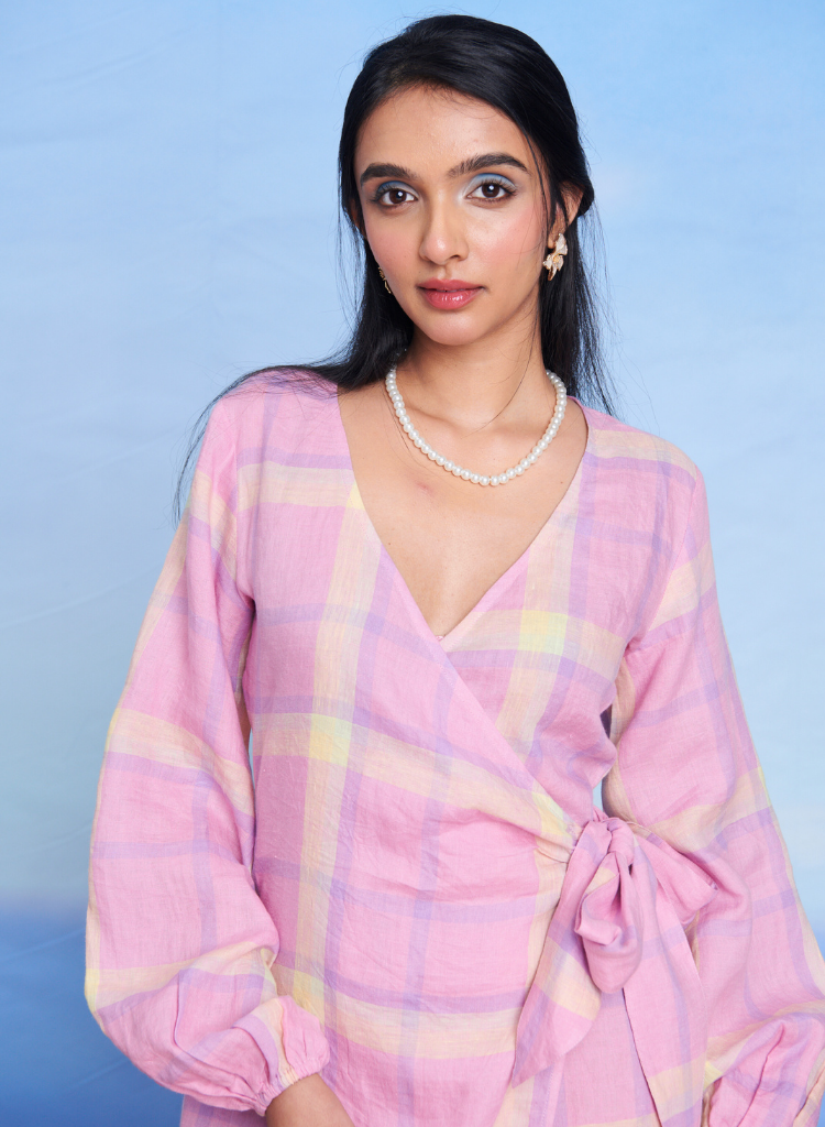 Cassata Billow Wrap Dress