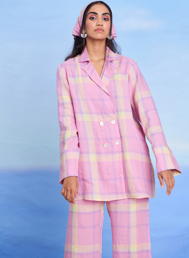 Cassata Blazer Shirt Set