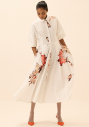 Caucasian Shirt Dress