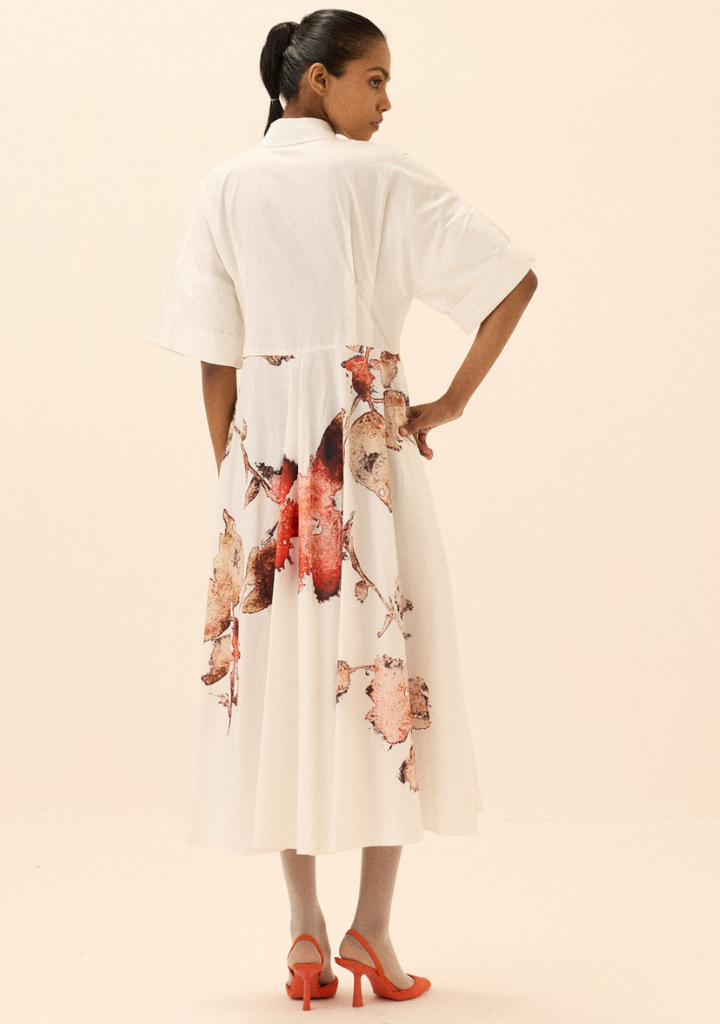 Caucasian Shirt Dress