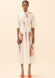 Caucasian Shirt Dress