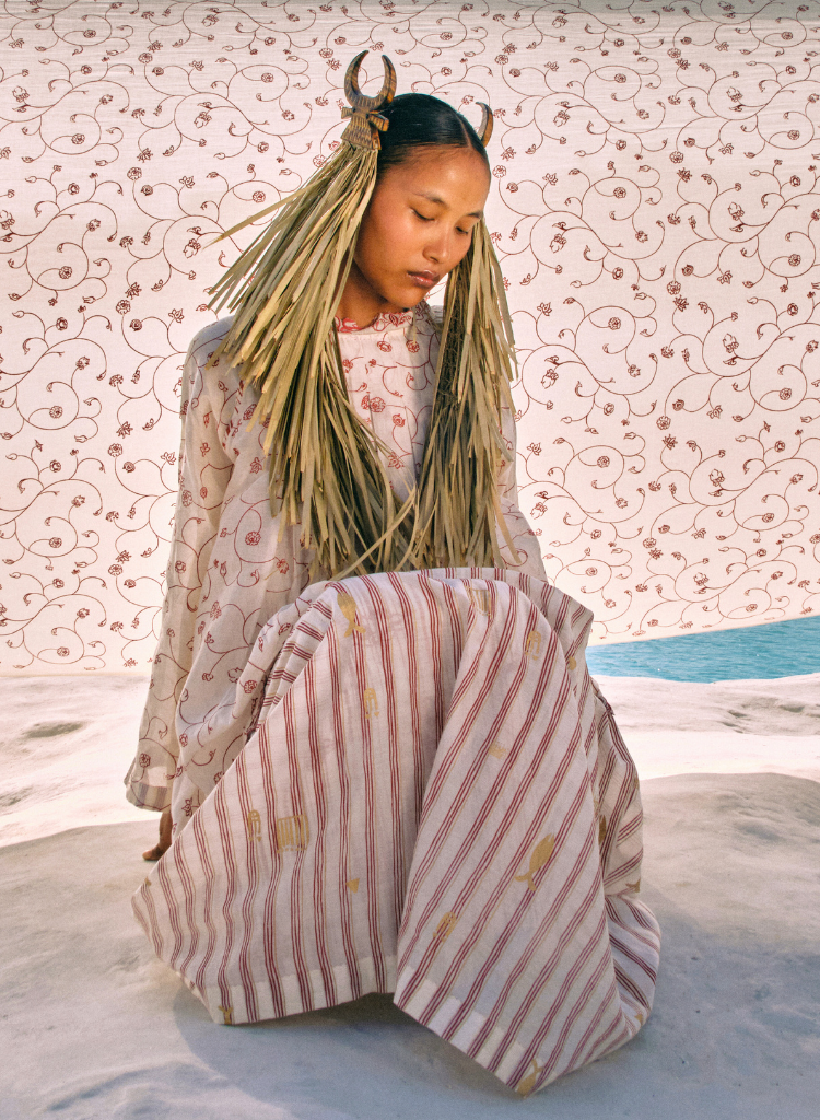 Chan Box Pleat Dress