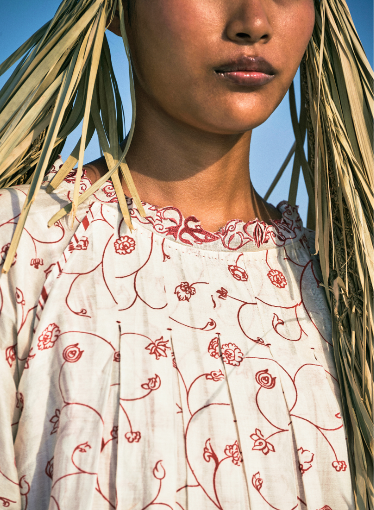 Chan Box Pleat Dress