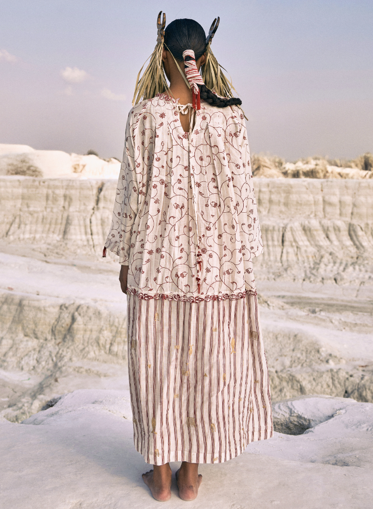 Chan Box Pleat Dress