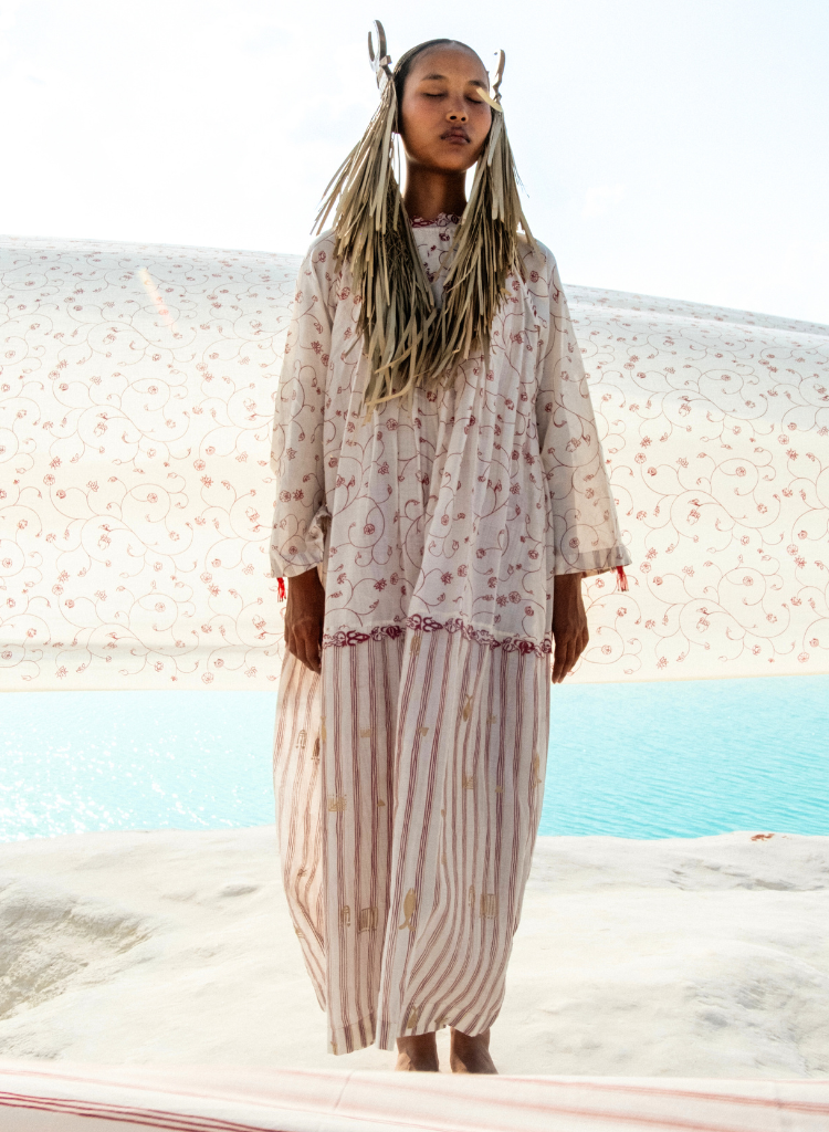 Chan Box Pleat Dress