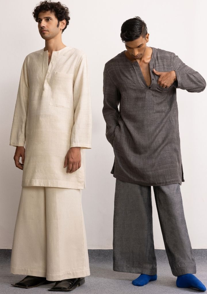 Charcoal Kurta