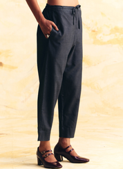 Charcoal Straight Pants