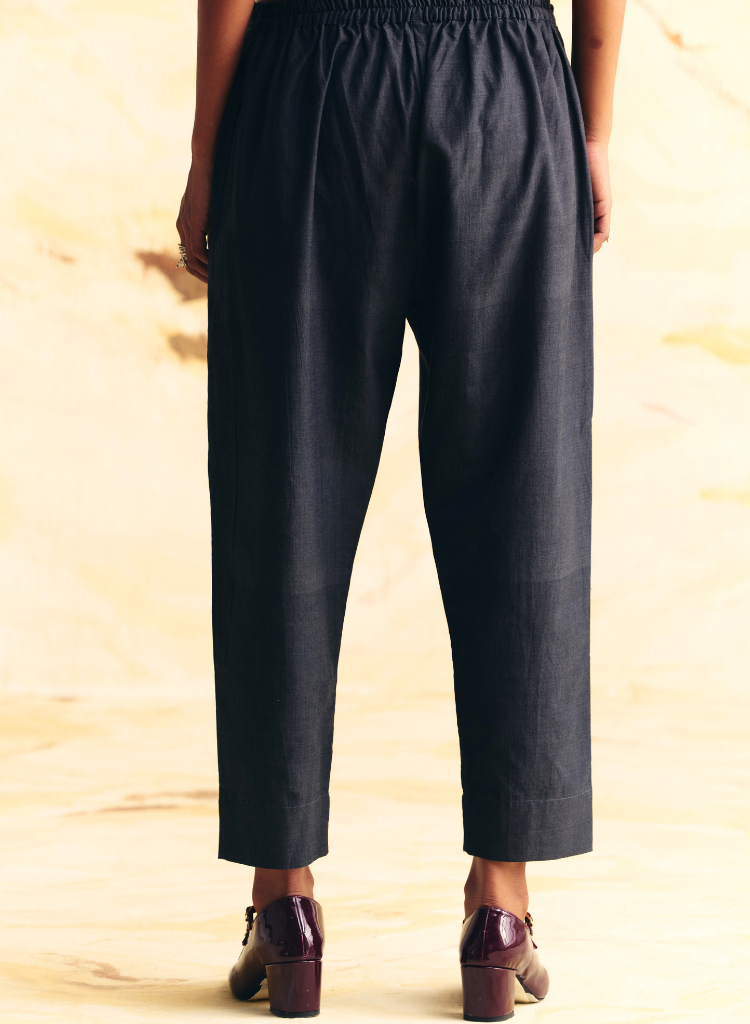 Charcoal Straight Pants