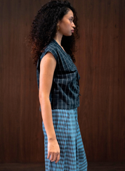 Charcoal Plait Top