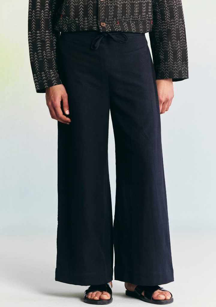 Charcoal Wide Leg Trousers