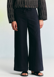 Charcoal Wide Leg Trousers